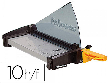 CISAILLE FELLOWES FUSION A3 CAPACITÉ COUPE 10F PRESSE MANUELLE PROTECTION SAFECUT COUPE RABATTABLE 679X209X65
