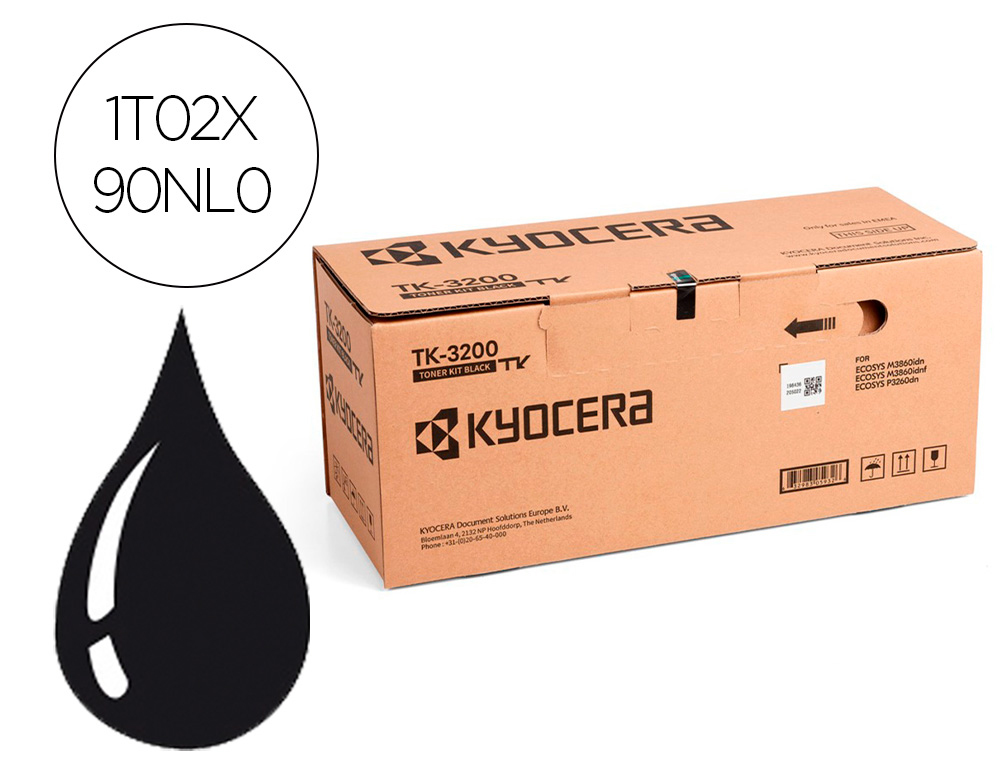 TONER KYOCERA 40.000 PAG TK-3200 ECOSYS P3260DN NOIR