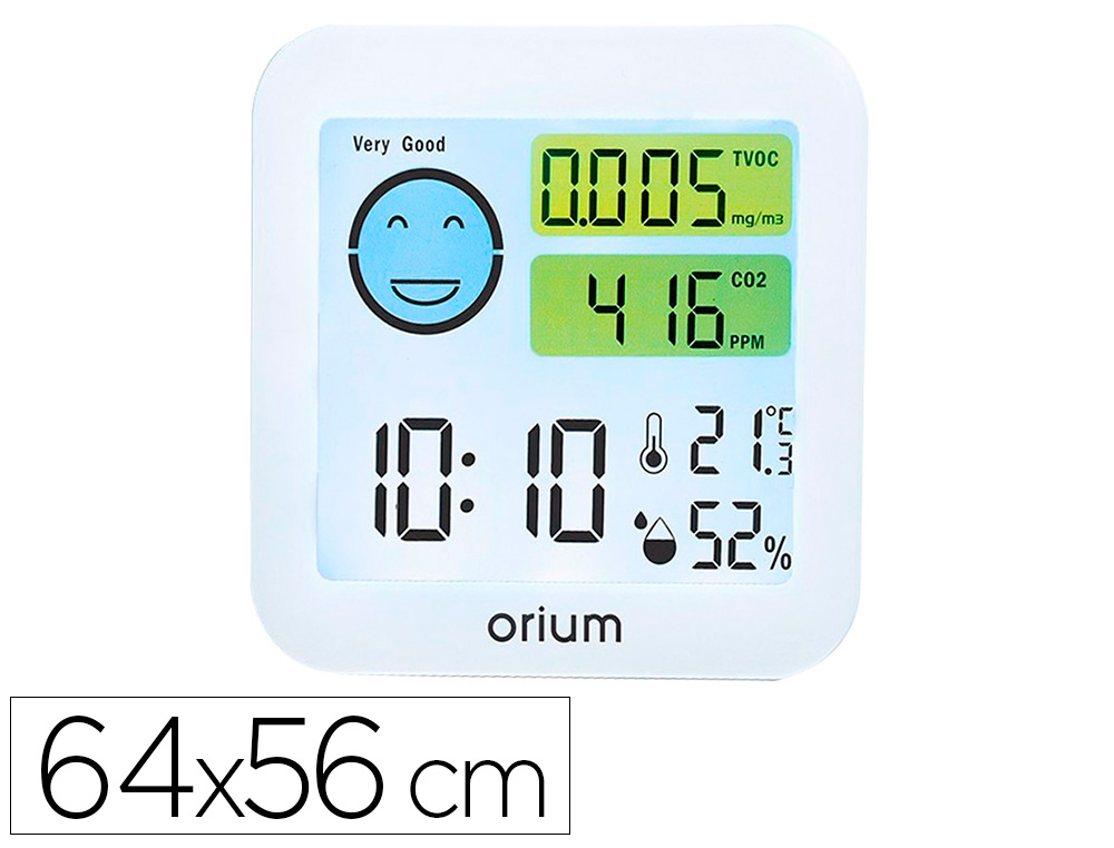 MESUREUR CEP DE CO2 ET C.O.V AVEC ECRAN LCD ET CAPTEUR     NDIR