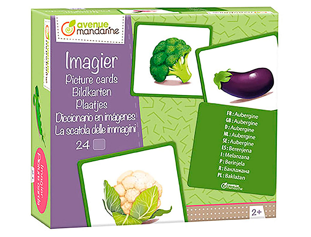 IMAGIER CLAIREFONTAINE L GUMES - CONTIENT 24 IMAGES  EN CARTON  PAIS DIMENSIONS    11,5X12,7 CM