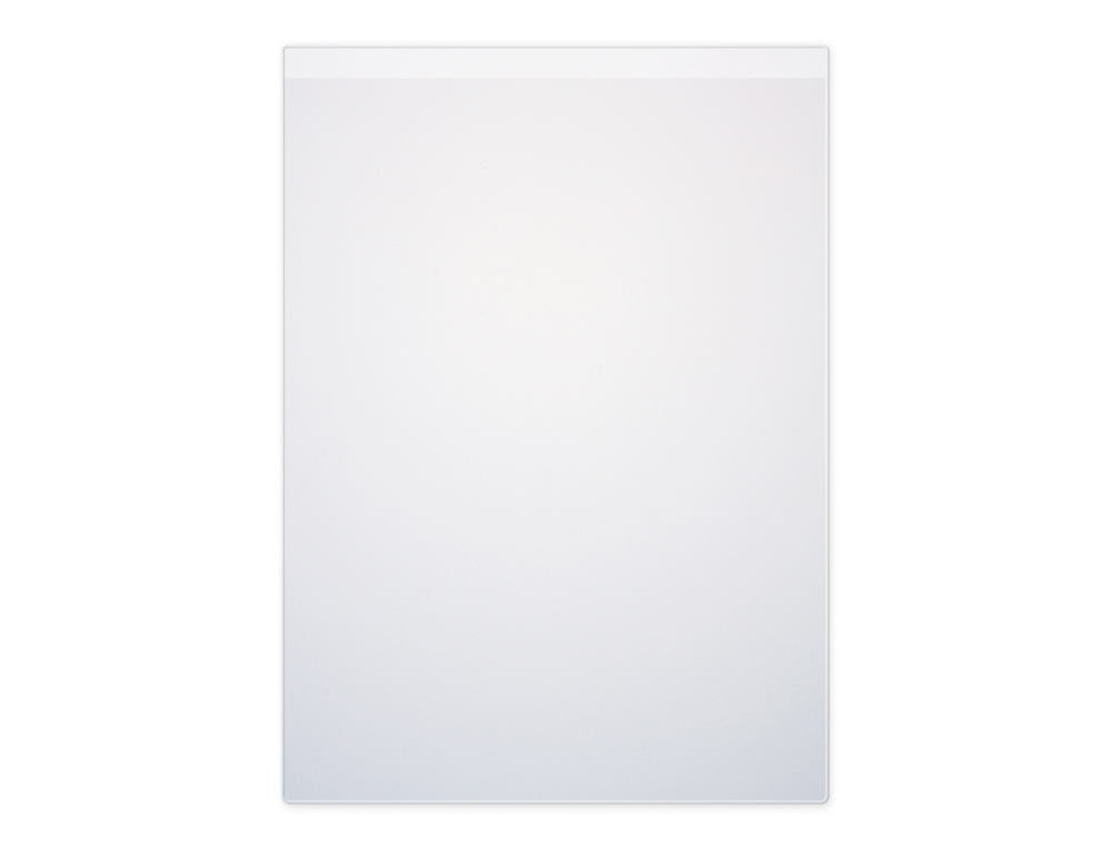LOT D ETUIS SIMPLES EN POLYPROPYLENE 120 MICRONS     OUVERTURE PAR LE HAUT FORMAT  A4 21X29.7 CM 10 UNITES