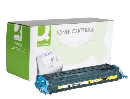 TONER LASER Q-CONNECT COMPATIBLE IMPRIMANTES HP Q6002A COULEUR JAUNE 2000P