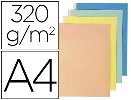 CHEMISE EXACOMPTA CARTE 240X320MM 320G DOCUMENTS A4 210X297MM SOUFFLET DOS TOILÉ 30MM COLORIS ASSORTIS PAQUET 25 UNITÉS