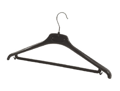 CINTRE ALBA STANDARD PLASTIQUE COUDÉ RESPECT DES VÊTEMENTS FORME ÉLARGIE 22CM LOT 20 UNITÉS