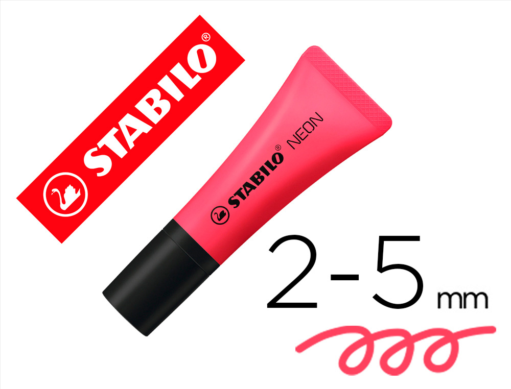 SURLIGNEUR STABILO NON FLUORESCENCE INTENSE SCHE APRS 4H TUBE GLOSS COLORIS ROSE