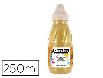 ENCRE À DESSINER CLÉOPÂTRE COLORIS OR FLACON 250ML
