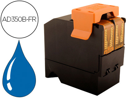 CARTOUCHE D'ENCRE BLEUE COMPATIBLE AVEC NEOPOST AD350B-FR SATAS IS350/EVO350 TYPE POSTALE HQ/SQ