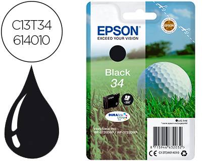 CARTOUCHE EPSON N34 JET D'ENCRE COULEUR NOIR