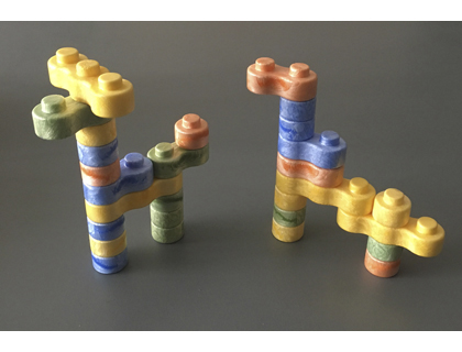JEU DE CONSTRUCTION OZ INTERNATIONAL PILIBATI 4 COLORIS ASSORTIS SACHET DE 80 PICES