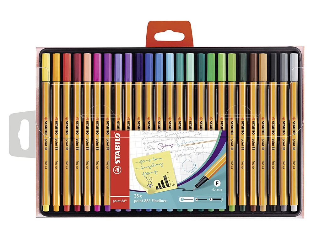FEUTRE COLORIAGE STABILO POWER MAX ENCRE LAVABLE CORPS LARGE POINTE LARGE BLOQUE LOT 24 UNITS