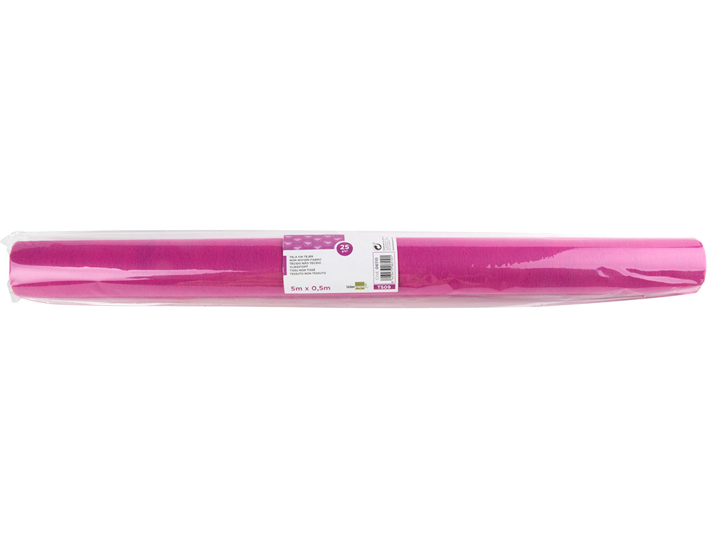 TISSU NON TISS LIDERPAPEL COSTUMES ACCESSOIRES CHEMIN DE TABLE ROULEAU 0.42X5M COLORIS ROSE