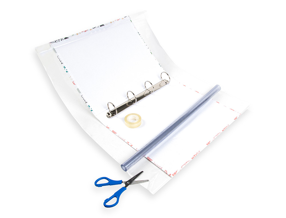 COUVRE-LIVRES LIDERPAPEL PLASTIQUE TRANSPARENT RSISTANT 7/100E ROULEAU 0.45X2M