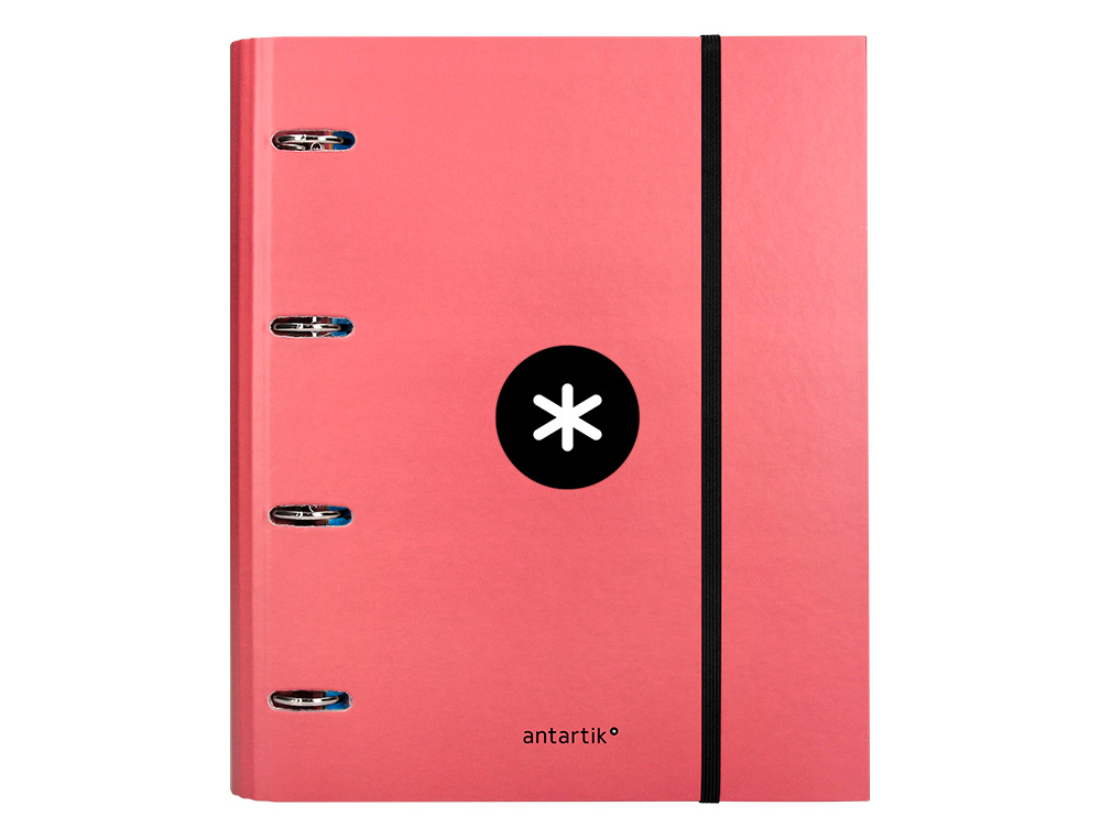 CLASSEUR ANTARTIK 4 ANNEAUX RONDS 40MM A4 CARTON REMBORD FEUILLETS MOBILES Q5X5 COLORISCORAIL