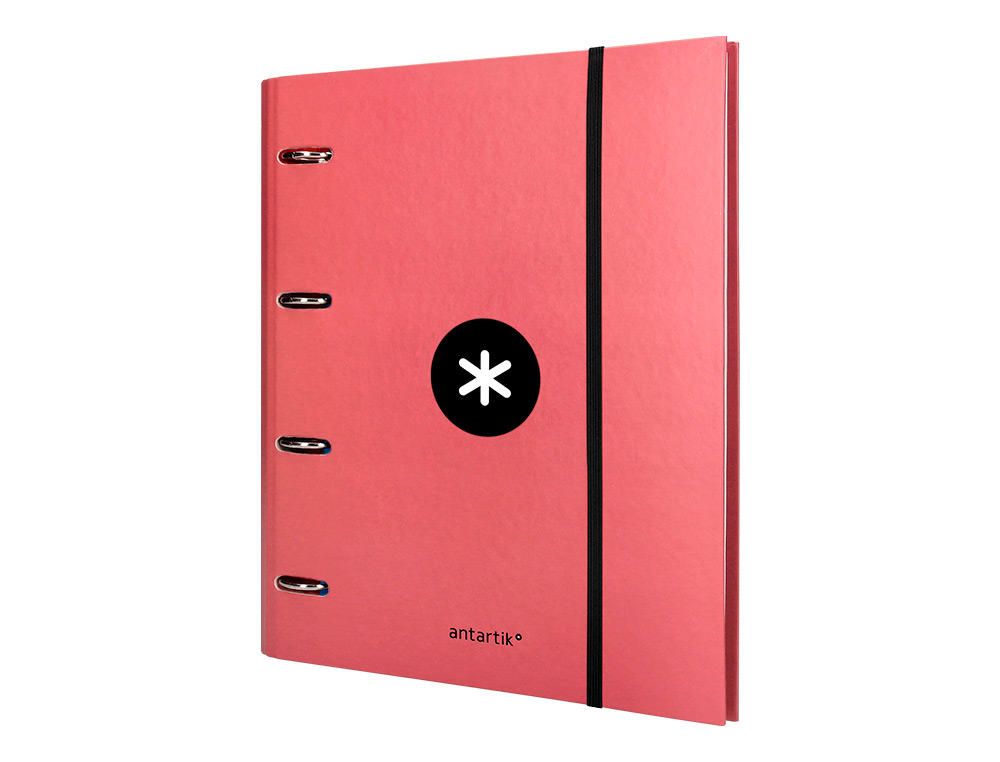 CLASSEUR ANTARTIK 4 ANNEAUX RONDS 40MM A4 CARTON REMBORD FEUILLETS MOBILES Q5X5 COLORISCORAIL