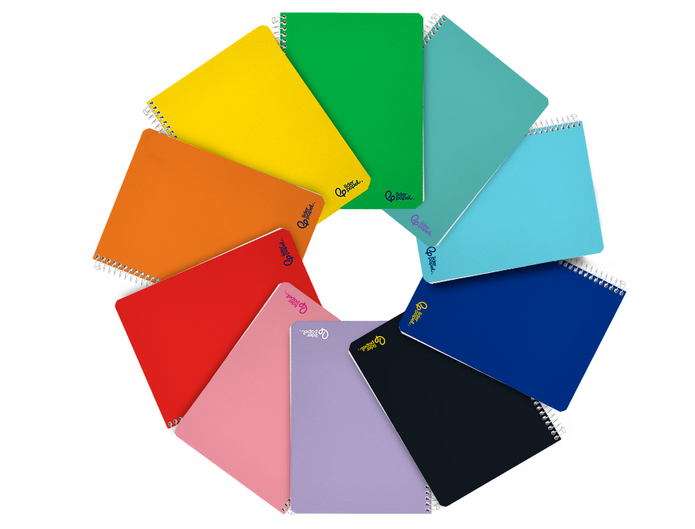 CAHIER SPIRALE LIDERPAPEL SERIE SMART COUVERTURE        CARTONNEE A4 21X29,7CM 80F    60G/M2 5X5MM COIL-LOCK