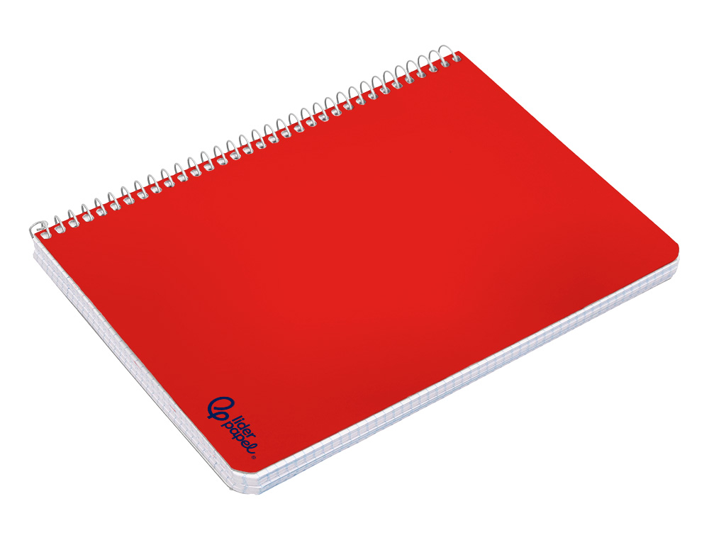 CAHIER SPIRALE LIDERPAPEL SERIE SMART COUVERTURE        CARTONNEE A4 21X29,7CM 80F    60G/M2 5X5MM COIL-LOCK