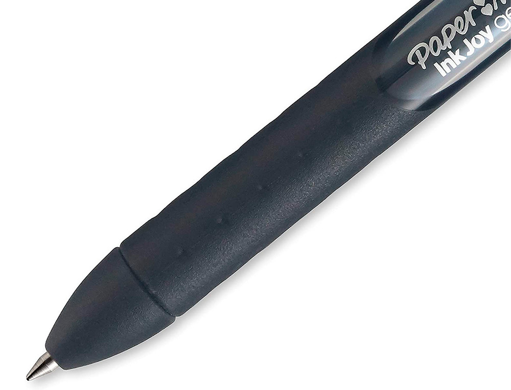 STYLO-BILLE PAPER MATE INKJOY GEL RTRACTABLE CRITURE MOYENNE 0.7MM ENCRE DOUCE GRIP COLORIS NOIR