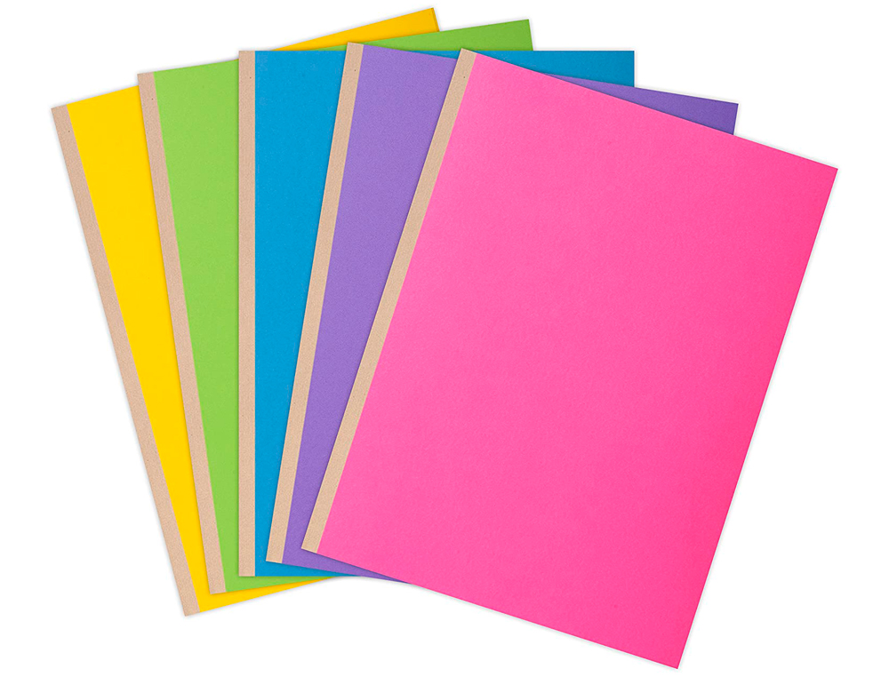 CHEMISE EXACOMPTA ROCK DOS TOIL 240X320MM 320G SOUFFLET COLORIS ASSORTIS LOT 10 UNITS