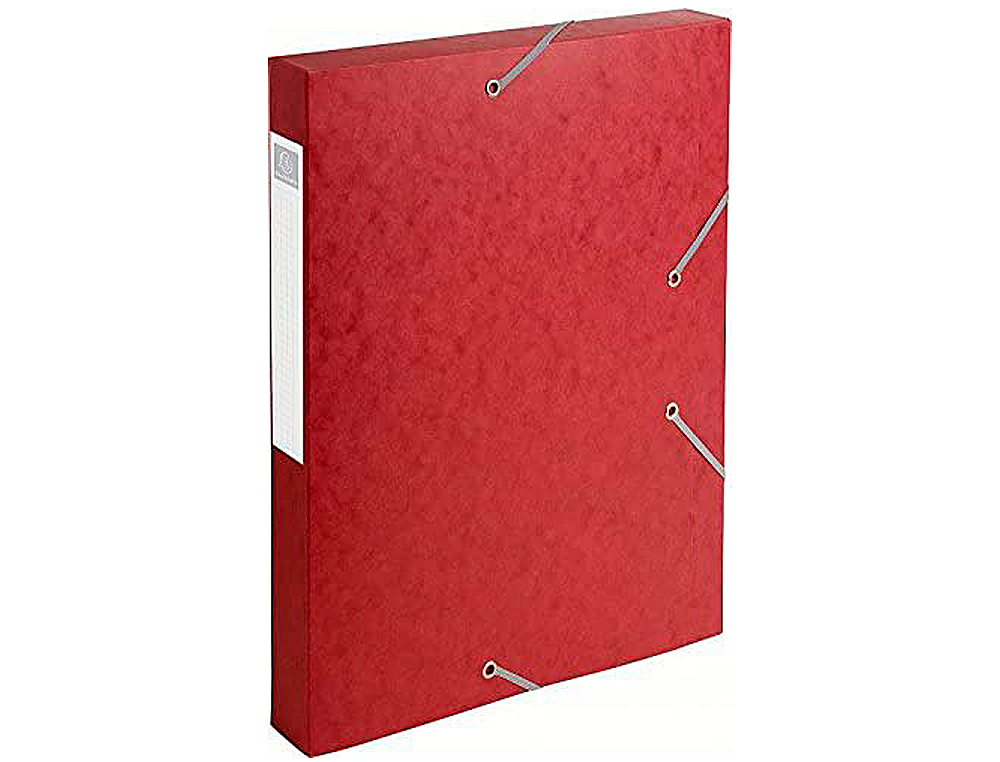 BOTE CLASSEMENT EXACOMPTA NATURE FUTURE CARTE LUSTRE 7/10E A4+ 240X320MM DOS 40MM 600G COLORIS ROUGE