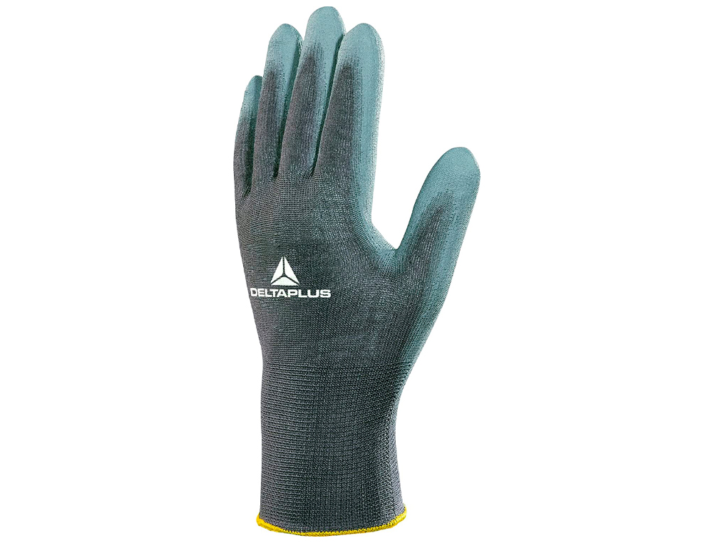 GANT TRICOT DELTAPLUS POLYAMIDE PAUME ENDUITE POLYURTHANE JAUGE 13 COLORIS GRIS TAILLE 10 PAIRE