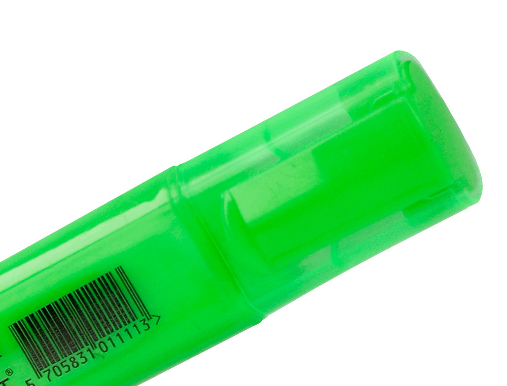 SURLIGNEUR Q-CONNECT TRAC 2/5 MM POINTE BISEAUTE COULEURS CLATANTES VERT