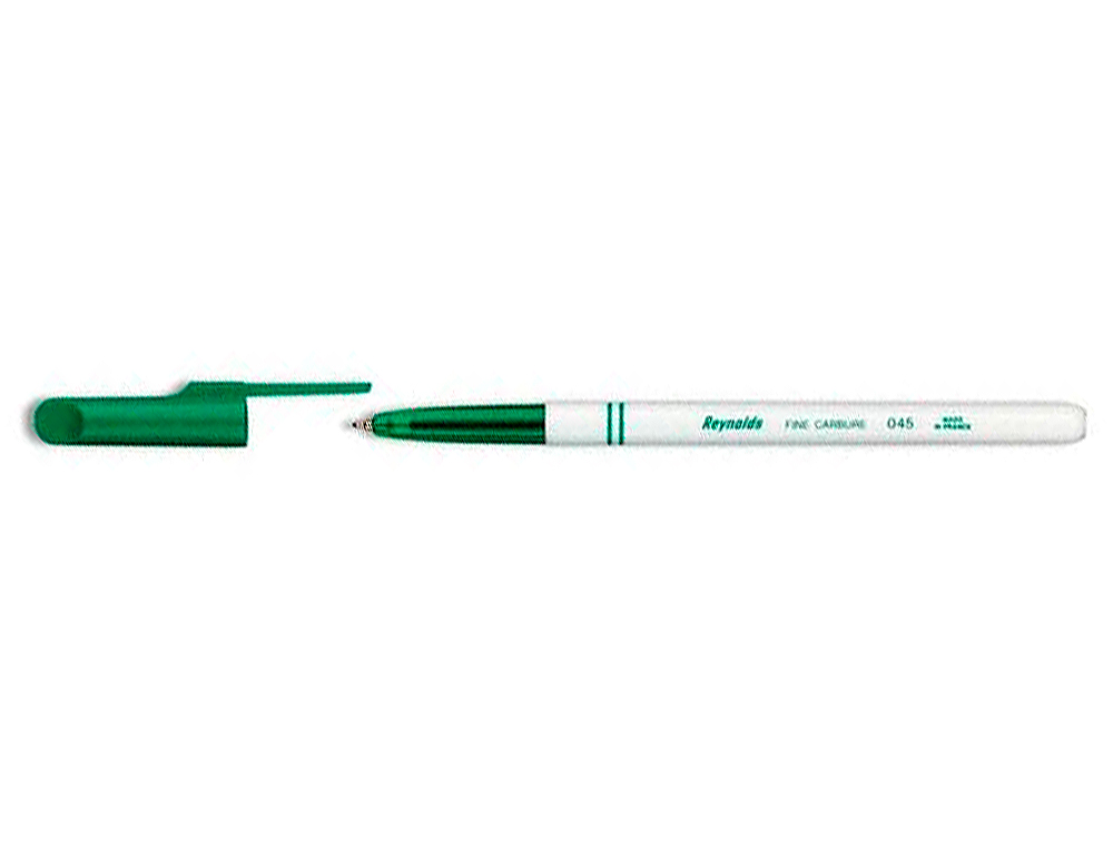 STYLO-BILLE PAPER MATE FINE CARBURE ET MEDIUM CRITURE FINE 0.4MM ENCRE CLASSIQUE BILLE INDFORMABLE COULEUR VERTE