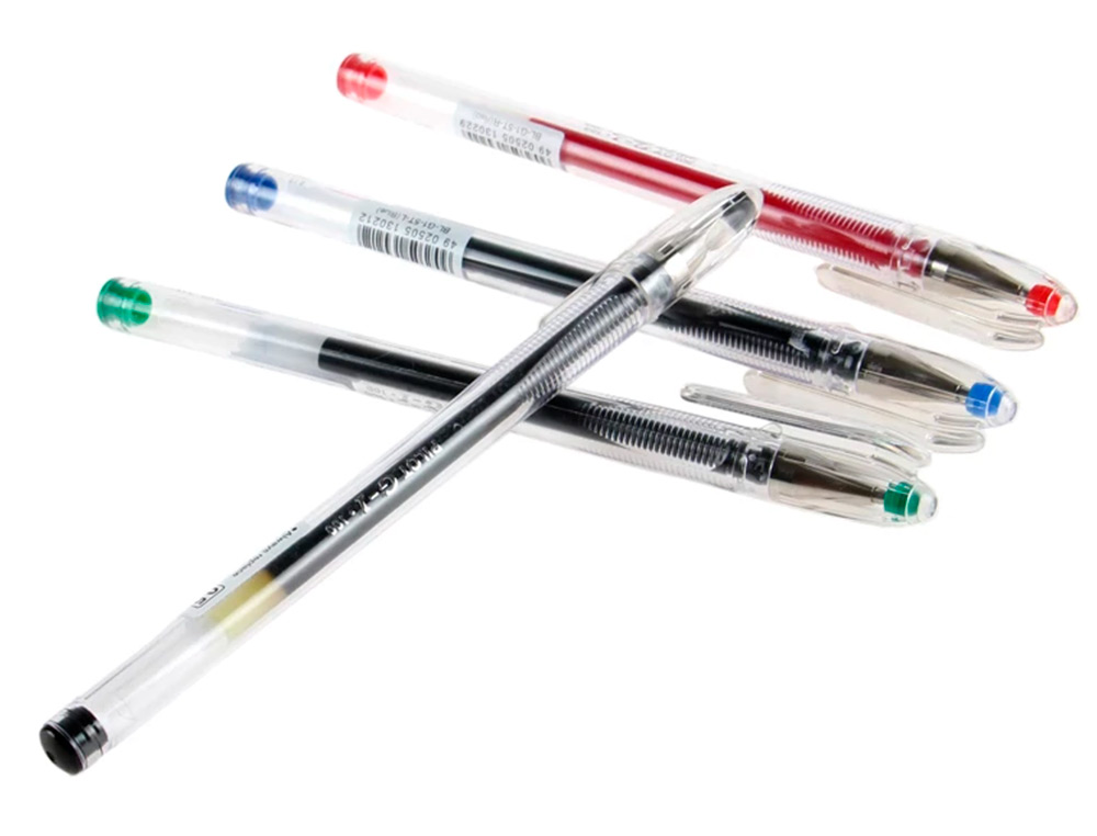 STYLO-BILLE PILOT G1 5 CRITURE FINE 0.3MM ENCRE GEL RECHARGEABLE CORPS TRANSLUCIDE COLORIS BLEU