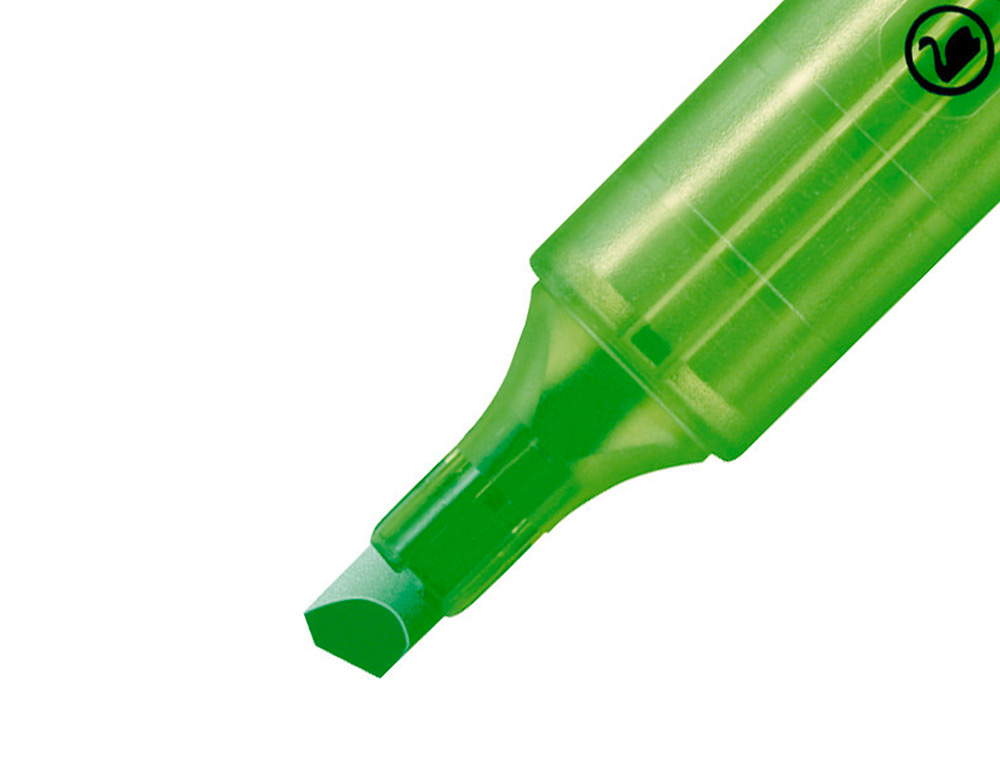 SURLIGNEUR STABILO SWING COOL MODLE DE POCHE AVEC AGRAFE TRAC 1/3MM ENCRE LIQUIDE PIGMENTE VISIBLE COLORIS VERT