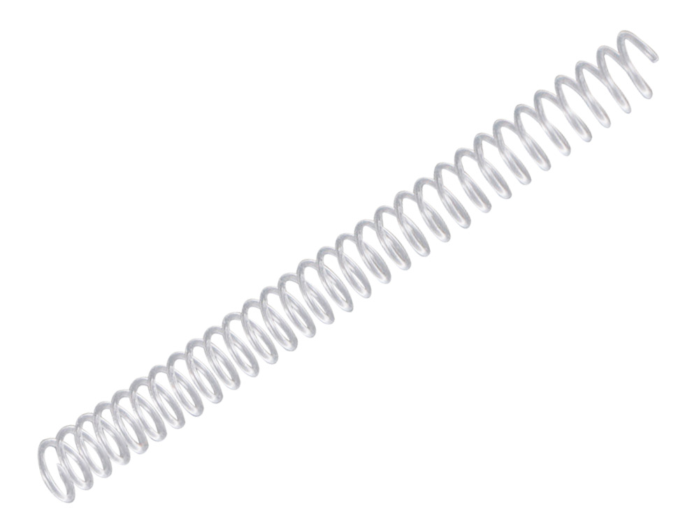 SPIRALE Q-CONNECT PLASTIQUE TRANSPARENT RELIEUR PAS 32 5:1 60F CALIBRE 1.8MM DIAMÈTRE 10MM BOÎTE 100 UNITÉS