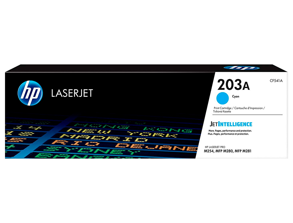 TONER LASER HP 203A ORIGINAL COULEUR CYAN