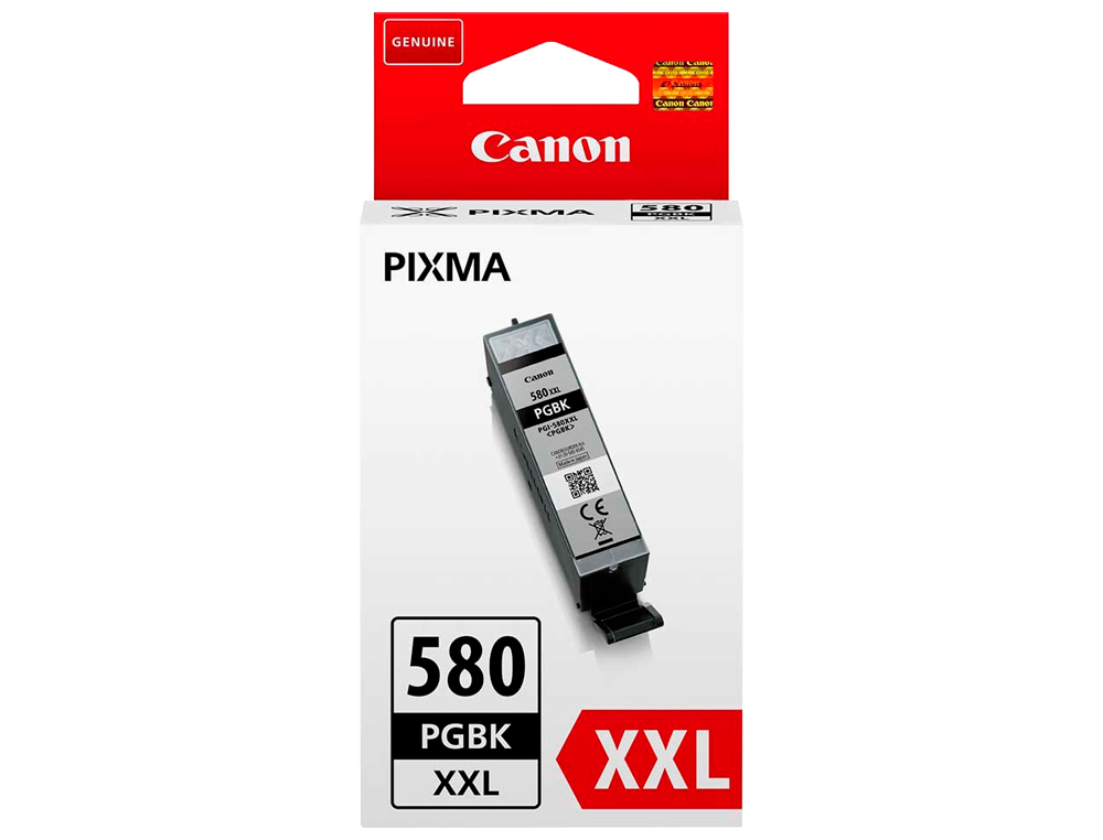 CARTOUCHE CANON JET D'ENCRE 580 XXL PIXMA COLORIS NOIR 600P