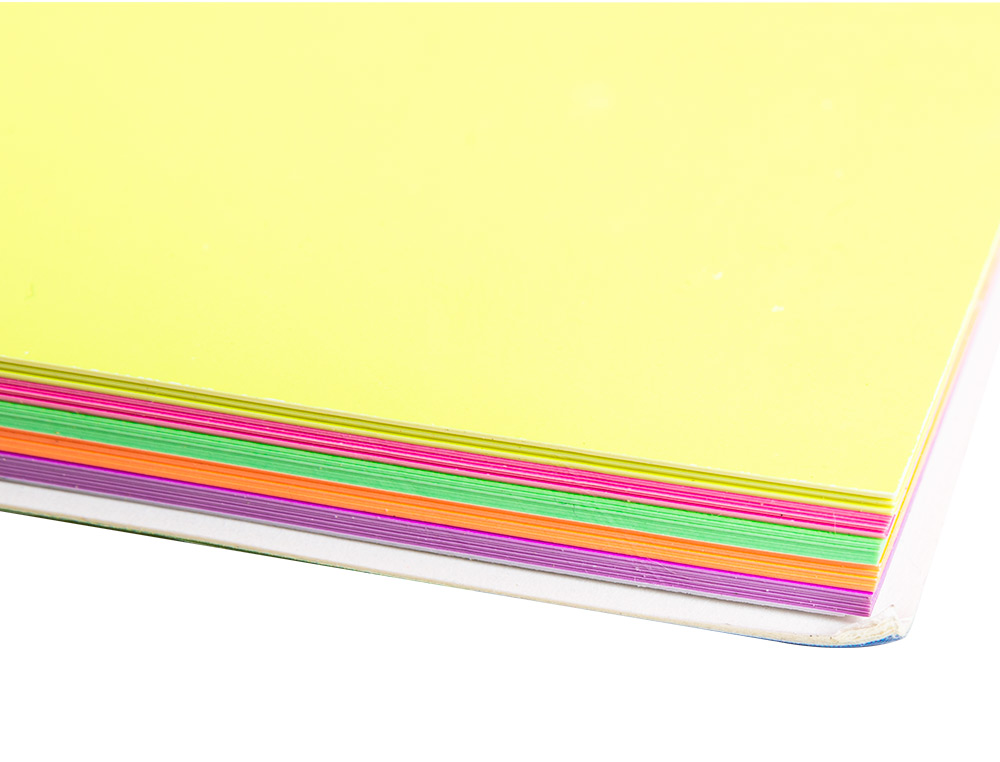 BLOC NOTES Q-CONNECT QUICK NOTES 70X70MM 100F ELECTRO    STATIQUES REPOSITIONABLES     COLORIS NEON