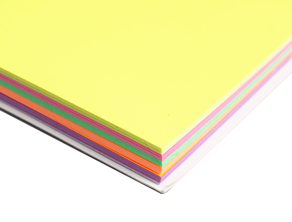 BLOC NOTES Q-CONNECT QUICK NOTES 70X100MM 100F ELECTO    STATIQUES REPOSITIONABLES     COLORIS NEON
