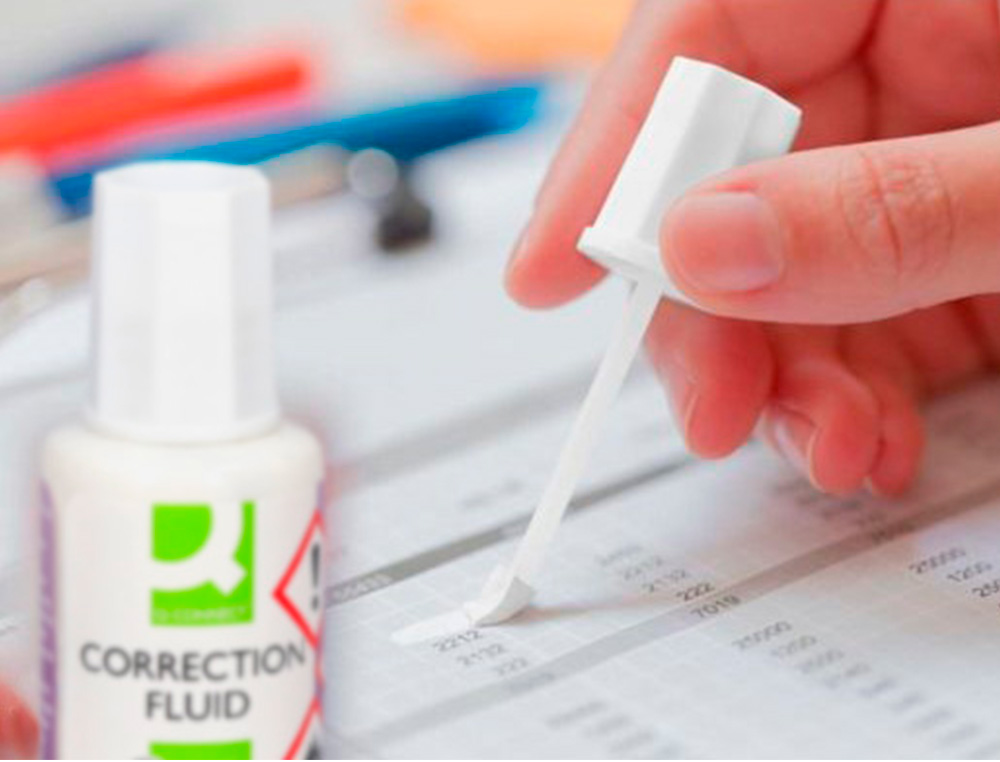 CORRECTEUR LIQUIDE Q-CONNECT APPLICATEUR EPONGE FLACON DE 20ML