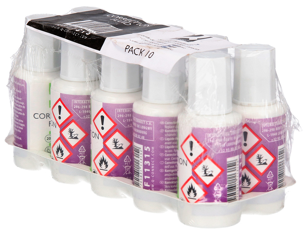 CORRECTEUR LIQUIDE Q-CONNECT APPLICATEUR EPONGE FLACON DE 20ML