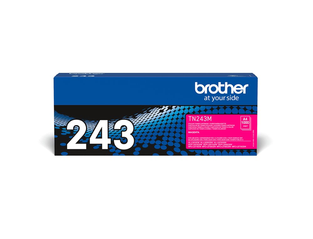 TONER BROTHER TN243M DCP-L3510CDW / HL- L3270CDW / MFC-L3710CW MAGENTA 1000      PAGES
