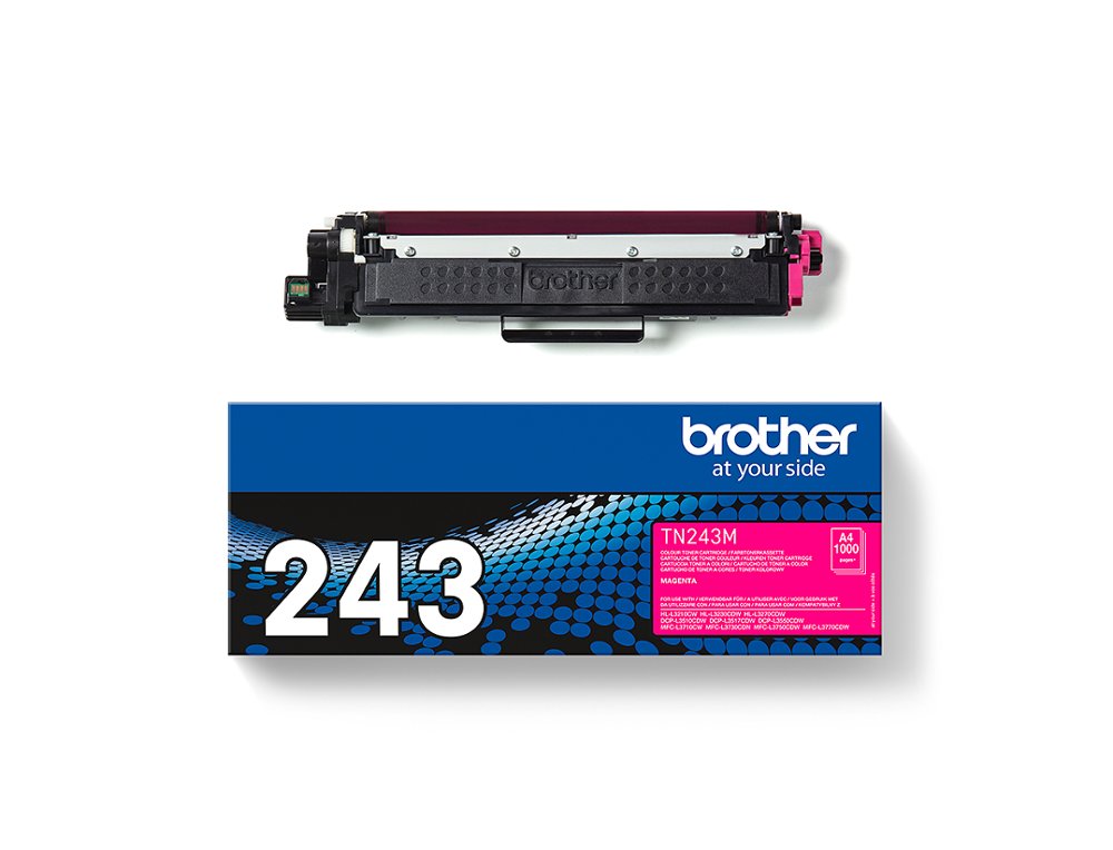 TONER BROTHER TN243M DCP-L3510CDW / HL- L3270CDW / MFC-L3710CW MAGENTA 1000      PAGES