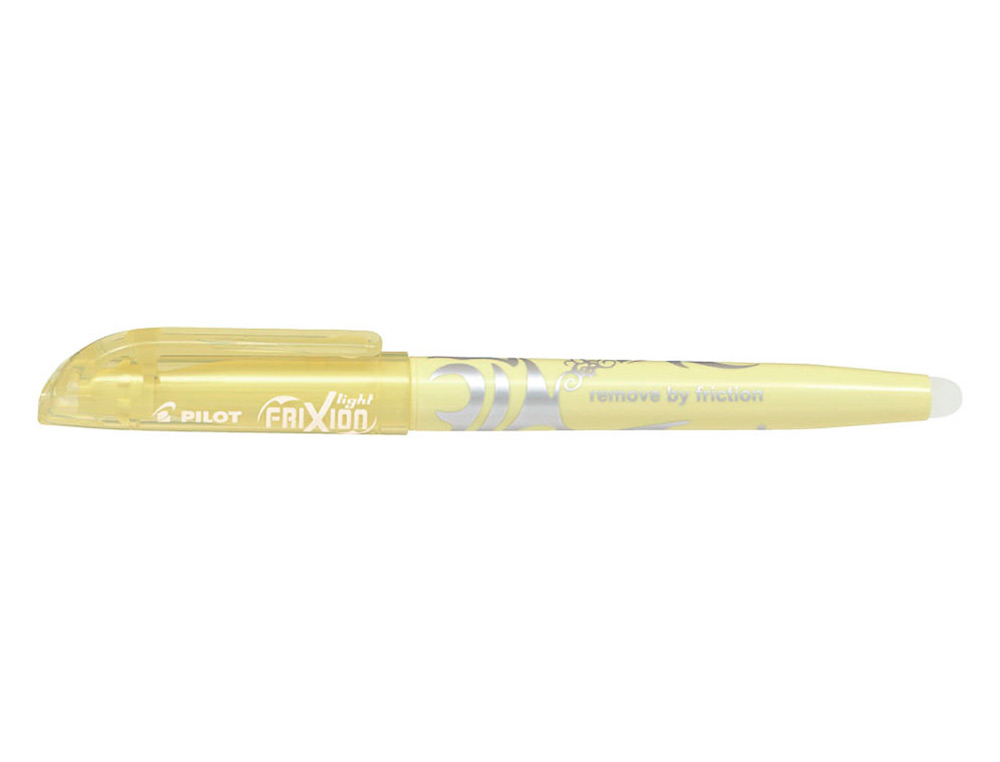 SURLIGNEUR PILOT FRIXION LIGHT SOFT EFFACABLE POINTE   MOYENNE COLORIS JAUNE PASTEL