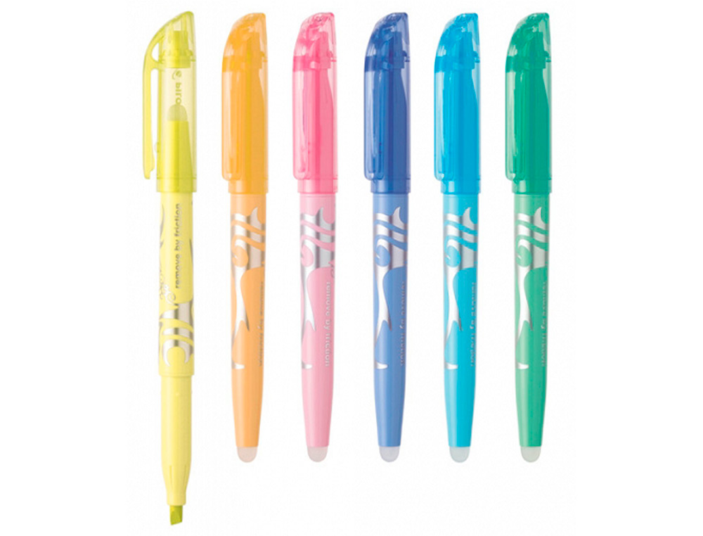 SURLIGNEUR PILOT FRIXION LIGHT SOFT EFFACABLE POINTE   MOYENNE COLORIS JAUNE PASTEL