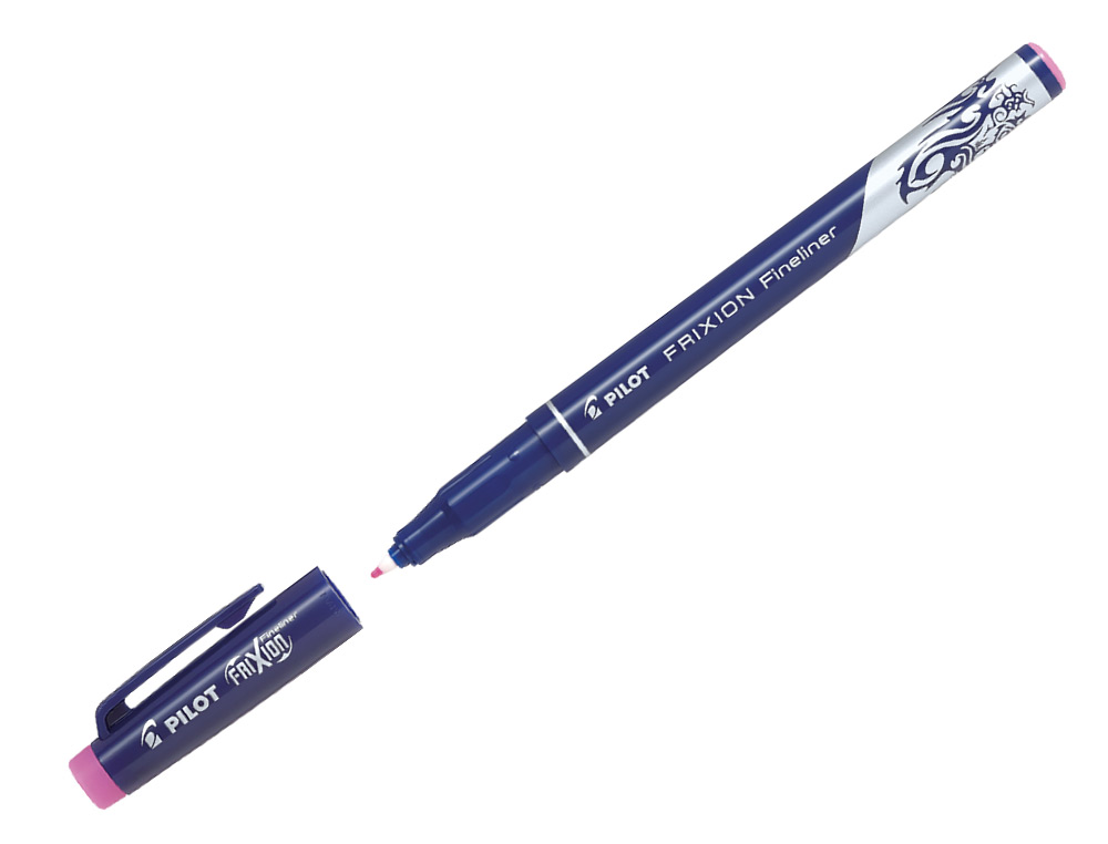 FEUTRE ECRITURE PILOT FRIXION FINELINER EFFACABLE POINTE    FINE BAGUEE COLORIS ROSE