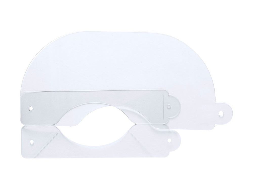 ECRAN DE PROTECTION BUCCO-NASAL AVEC MENTONNIERE  MATERIEL PET 17X8,5 CM