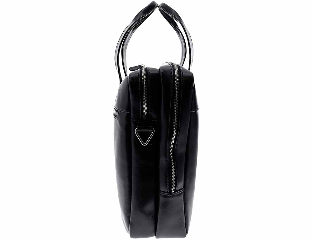 SACOCHE DOUBLE EXACOMPTA EXACTIVE ORDINATEUR PORTABLE TABLETTE CUIR POCHES RANGEMENT 41X30X19,5CM
