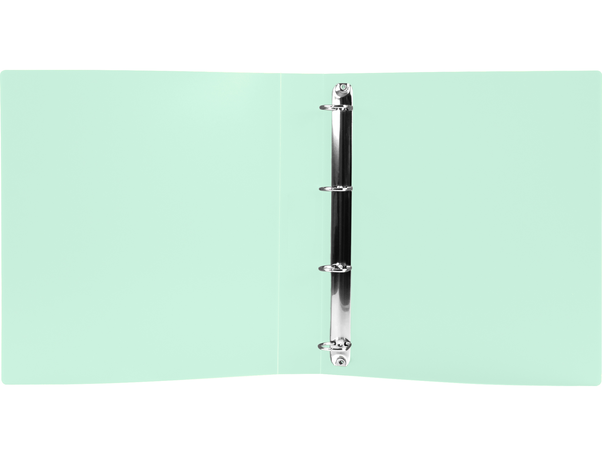 CLASSEUR LIDERPAPEL 4 ANNEAUX 40MM A4 POLYPROPYLENE DOS     55MM PORTE-CARTES DE VISITE   COLORIS VERT POMME