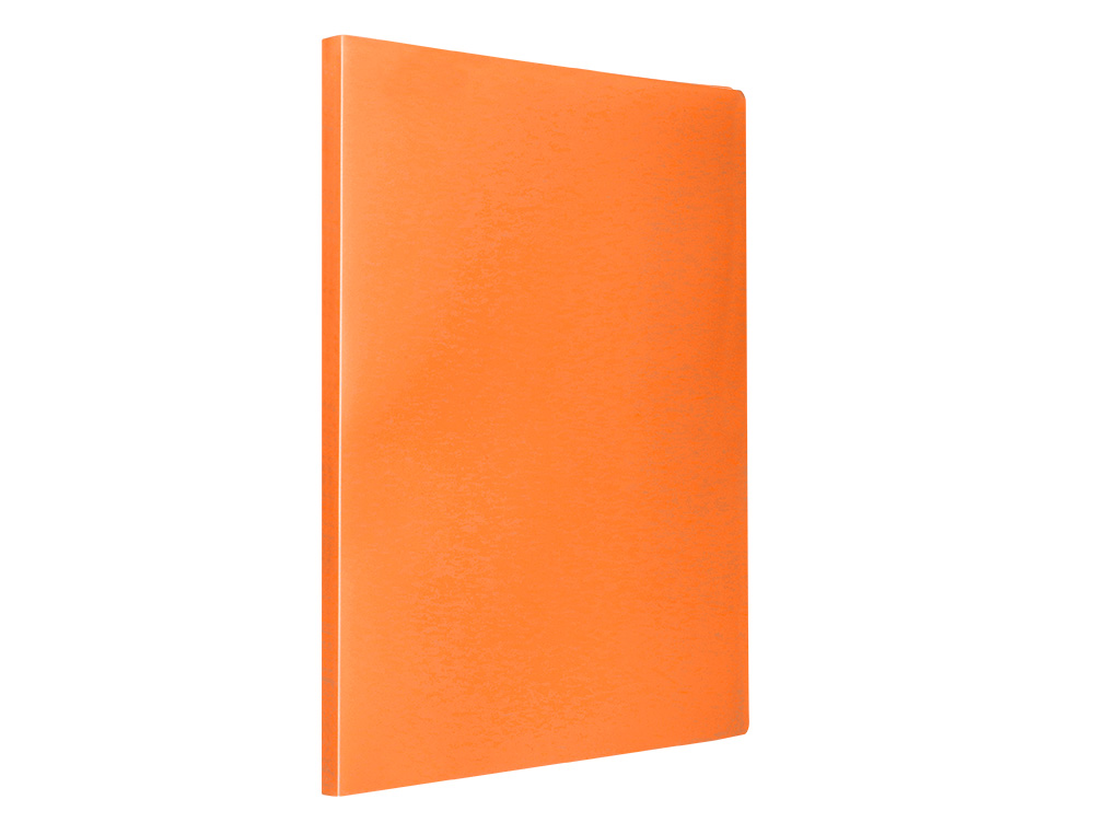 PROTEGE-DOCUMENTS LIDERPAPEL POLYPROPYLENE COUVERTURE      FLEXIBLE 80 POCHETTES FIXES   A4 220X297MM ORANGE FLUO