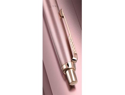 STYLO-BILLE PARKER JOTTER XL MONOCHROME POINTE MOYENNE     ENCRE BLEUE AVEC COFFRET      CADEAU COLORIS OR ROSE
