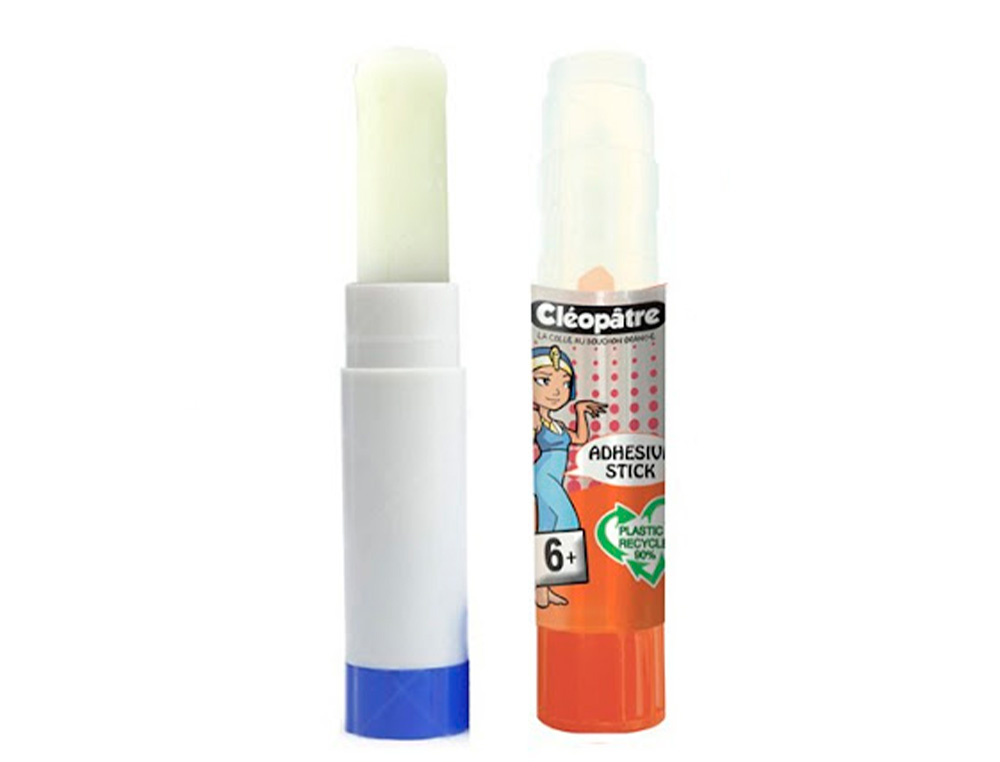STICK DE COLLE CLEOPATRE INVISIBLE FORTE USAGE         INTENSIF SANS SOLVANT CARTON  PAPIER PHOTOS DES 6 ANS 21GR