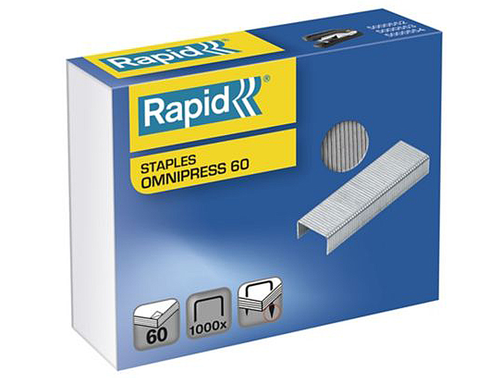 AGRAFE RAPID OMNIPRESS BOÎTE 1000 UNITÉS