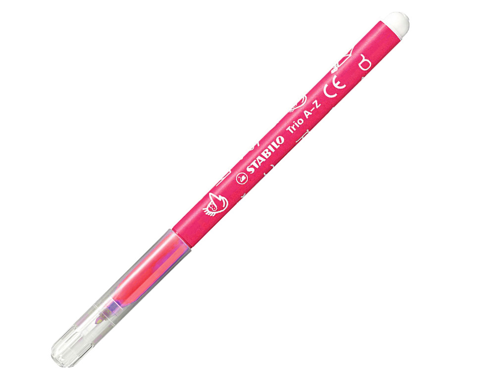 RECHARGE SCHOOLPACK FEUTRE DE COLORIAGE STABILO TRIO A-Z    ENCRE LAVABLE POINTE MOYENNE  12 PIECES ROSE BE15/278-37829