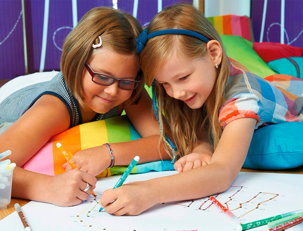 RECHARGE SCHOOLPACK FEUTRE DE COLORIAGE STABILO TRIO A-Z    ENCRE LAVABLE POINTE MOYENNE  12 PIECES ROSE BE15/278-37829