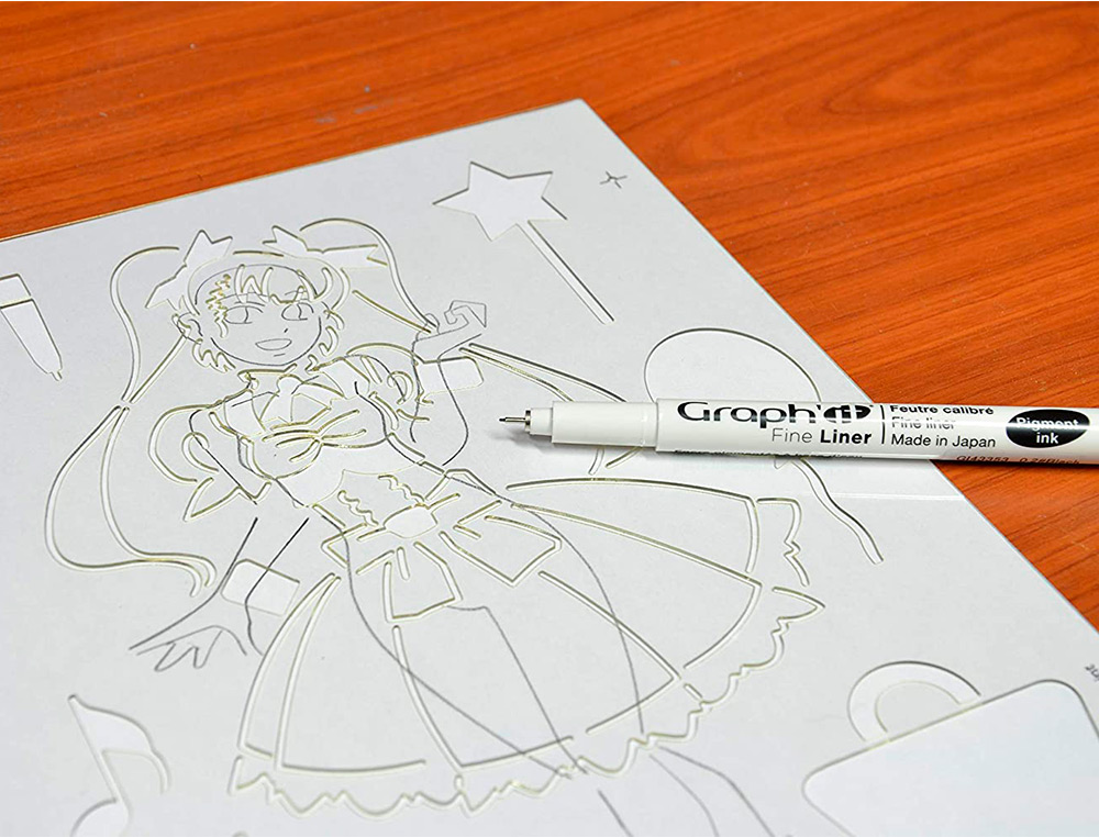 TRACE-MANGA GO MANGA 2 POCHOIRS SILHOUETTE A TRACER  TENUE VESTIMENTAIRE ET        ACCESSOIRES MODELE FILLE